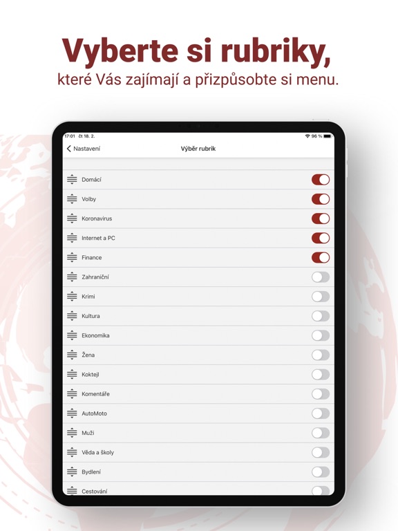 Novinky.cz iPad screenshot 5 - News app