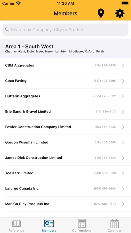 OSSGA Material Reference Guide