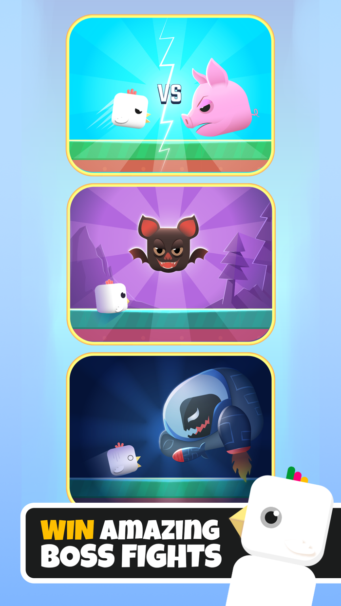 Square Bird - Flappy Chicken