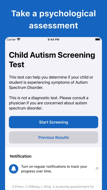 Autism Test (Child)