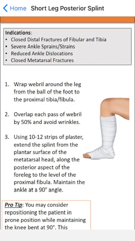 Splinting 101 screenshot 3 of 4