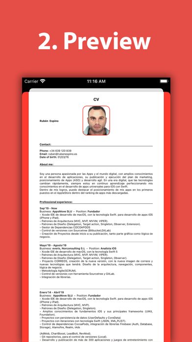 CV Jobs MakerCapture d'écran de 3
