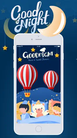 Game screenshot Good Night Typography Stickers mod apk