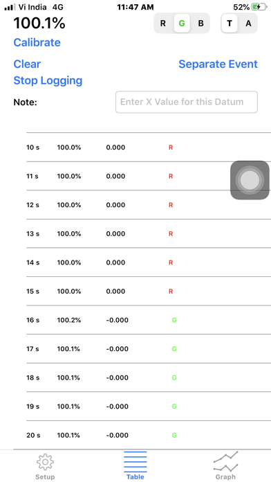 Mystrica Colorimeter Screenshot