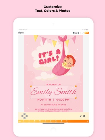 Invitation Card Maker (RSVP)のおすすめ画像4