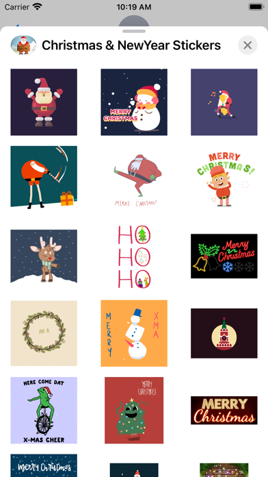 Screenshot #2 pour Merry Christmas & New Year GIF