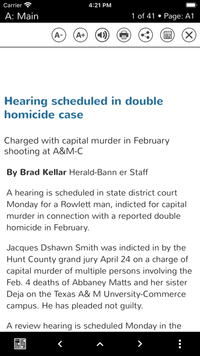 Herald Banner- Greenville, TX Screenshot