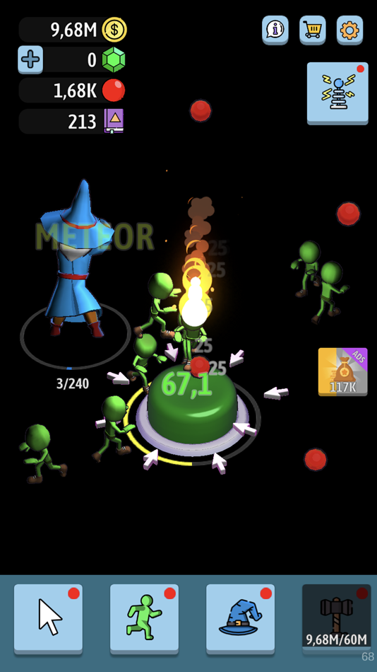 #7. Green button: Idle clicker (iOS) 来自: Liudmyla Petryshyn