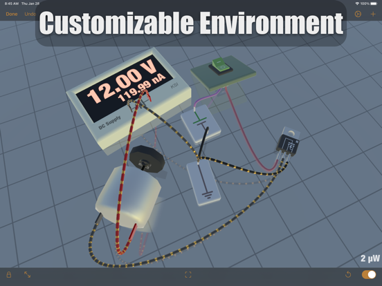 iCircuit 3D iPad screenshot 7 - Education app