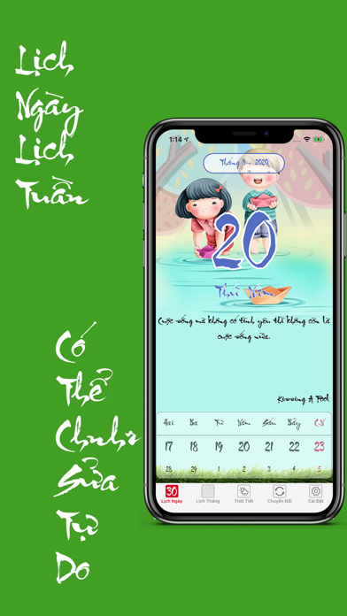 Lịch Việt Nam - Thư Pháp Screenshot