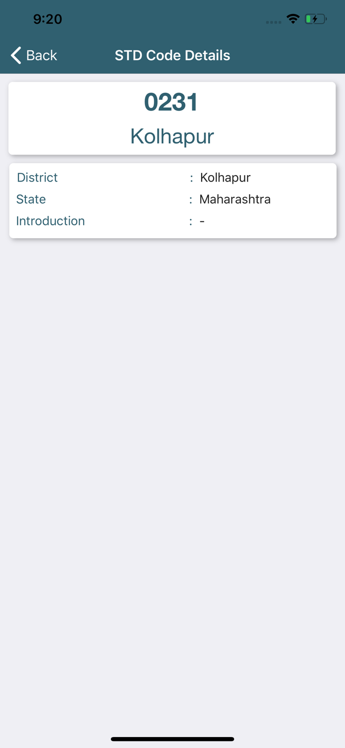 Indian Codes PinSTDISDRTO