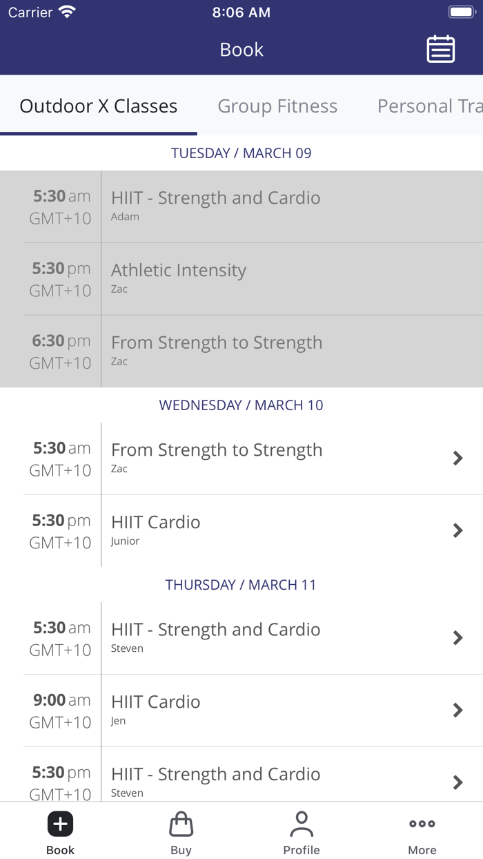 The Gap Health and Raquet Club