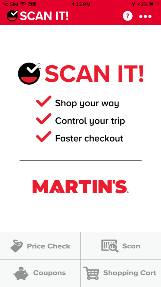 #1. MARTIN'S SCAN IT! Mobile (iOS) Av: Ahold U.S.A, Inc.