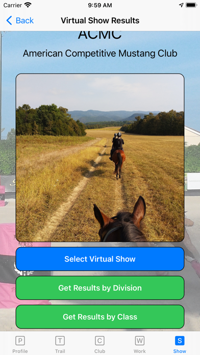 ACMC Mustang Club Screenshot