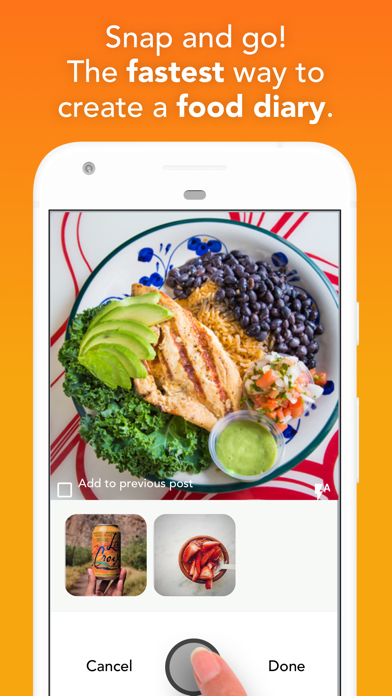 Screenshot 1 of Awesome Meal Food Diet Tracker App