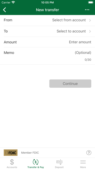 Madison County Bank Screenshot