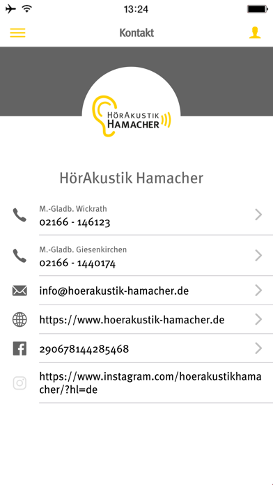 HörAkustik Hamacher Screenshot