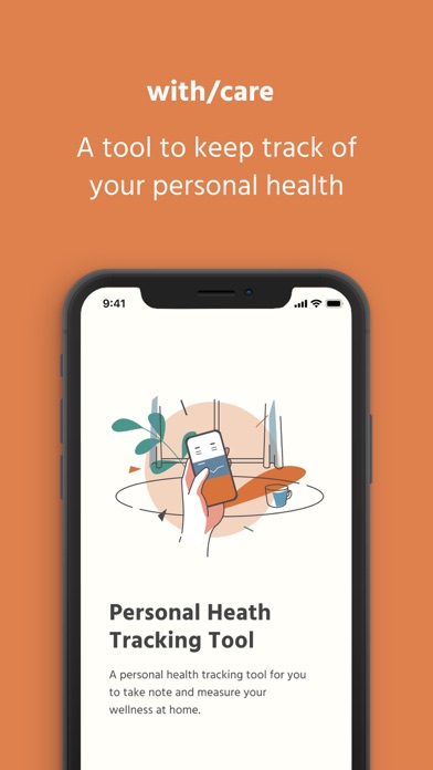 with care - self monitoring Screenshot