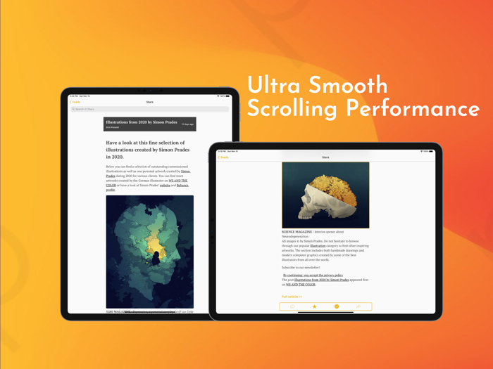 Rss reader one for miniflux