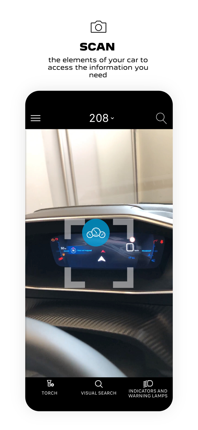 Scan MyPeugeot App