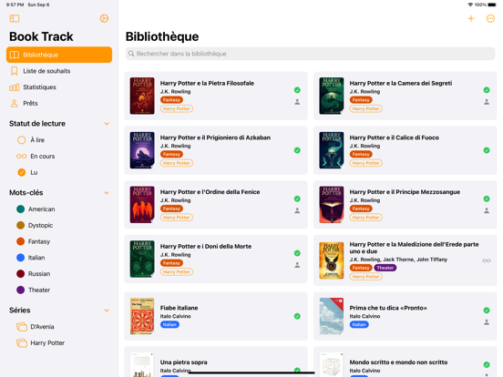 Book Track - Catalogue livres Book Track - Catalogue livres