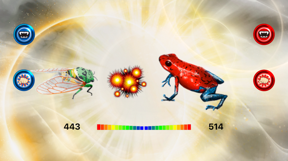 #4. 最強変身生物バトル(2人用)【簡単対戦ゲーム】 (iOS) 由: akihiro kobayashi