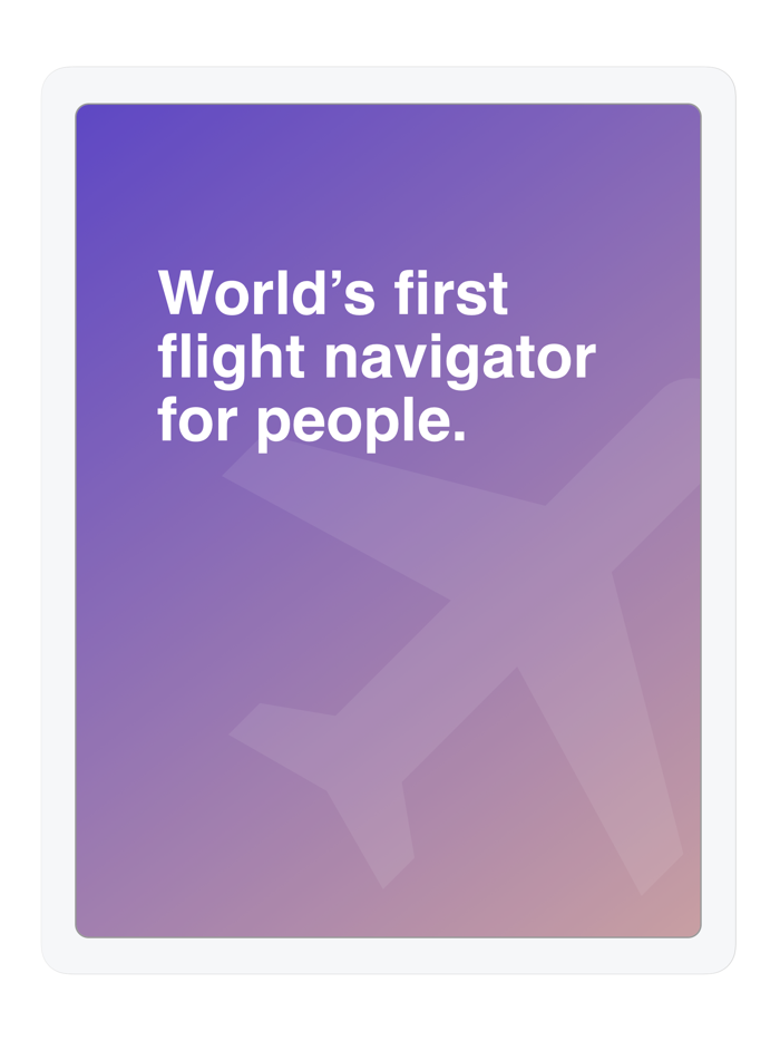 Aboard — flight navigator