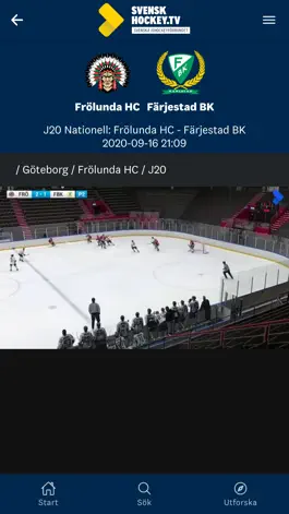 Game screenshot Svenskhockey.tv apk