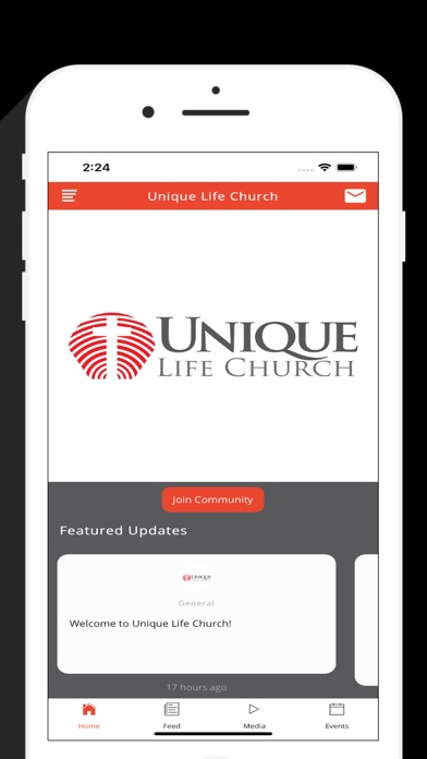 Unique Life Church App Screenshot