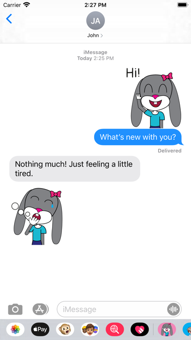 Loppy Lisa Stickers Screenshot