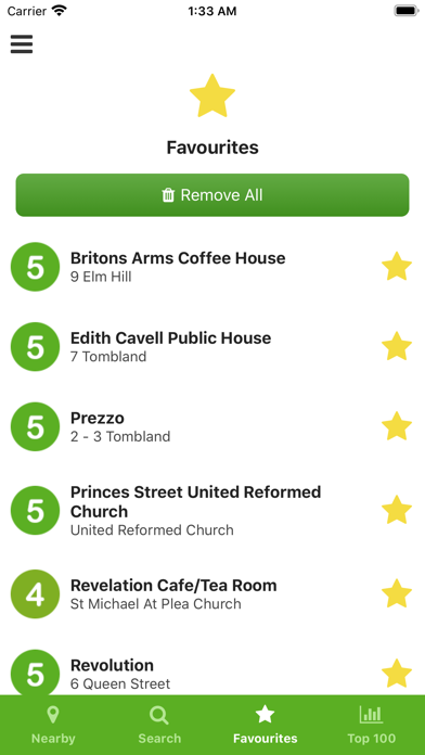 My Food Hygiene Ratings Screenshot