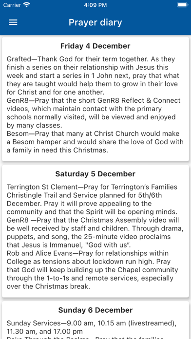 Christ Church Cambridge Screenshot