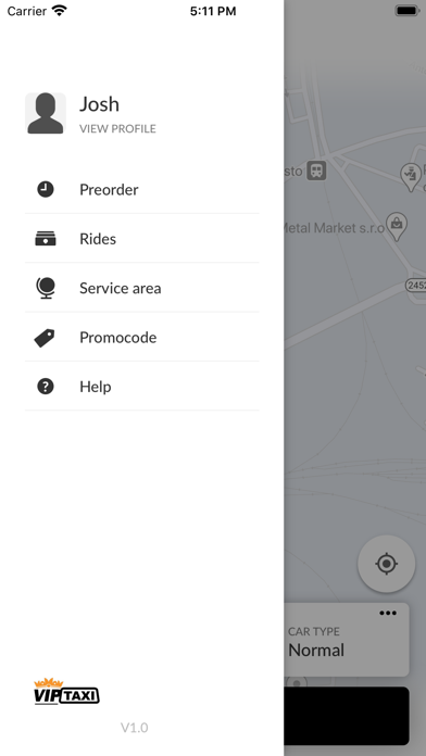 VIP Taxi Zvolen Screenshot