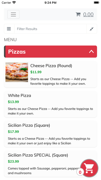Tony's Pizza - Brick, NJ Screenshot