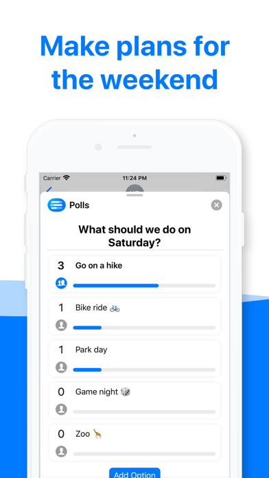 Screenshot #3 pour Polls for iMessage