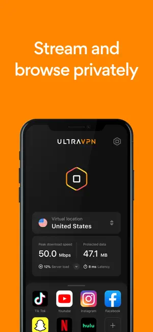 Imágen 1 Ultra VPN: Proxy VPN ilimitado iphone