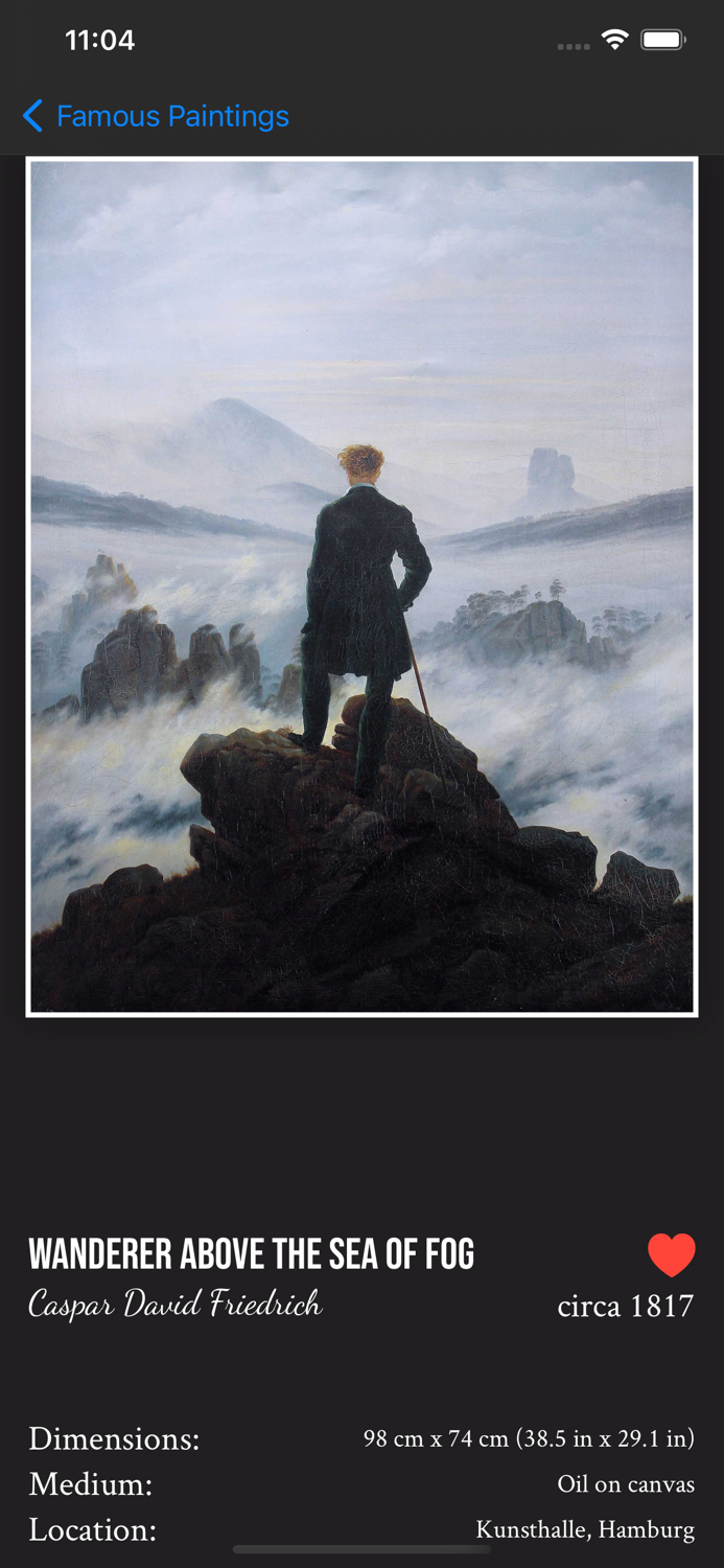 Famous Paintings Widget Art