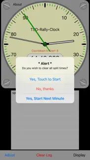 tsd rally clock iphone screenshot 3