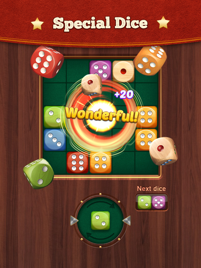 Woody Dice Merge Master