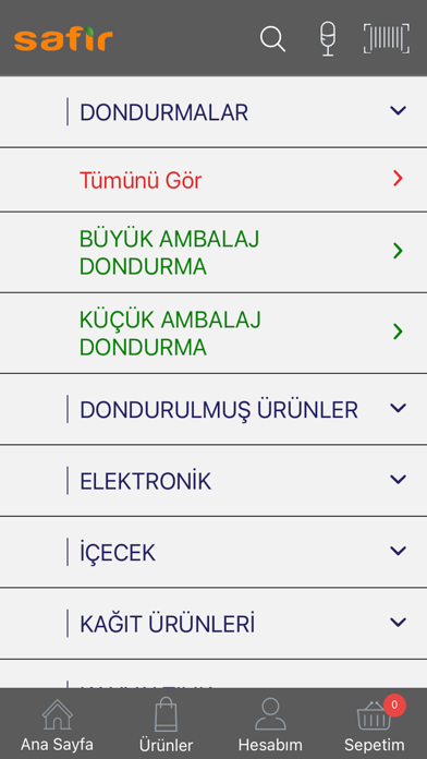 Safir Market Screenshot