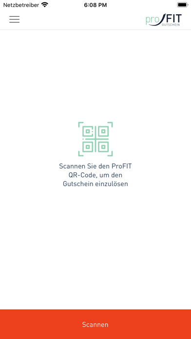 proFIT Anbieter Screenshot