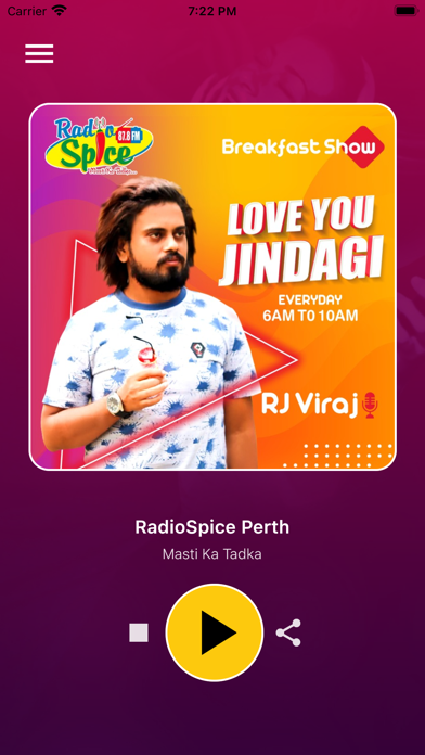 RadioSpice Perth Screenshot