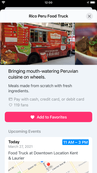 Street Food Ottawa Screenshot