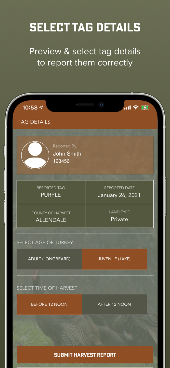 SCDNR Turkey Harvest Reporting