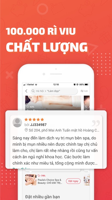 JAMJA - Đặt chỗ khuyến mãi Screenshot