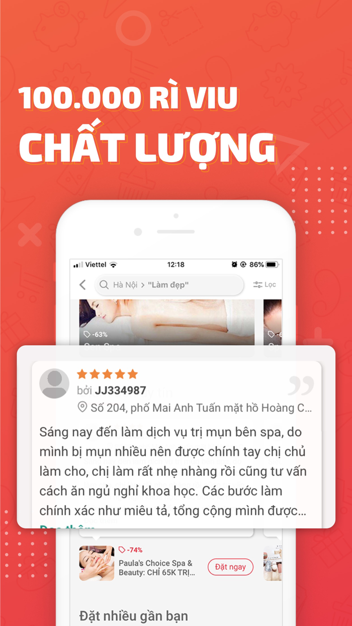 JAMJA - Đặt chỗ khuyến mãi