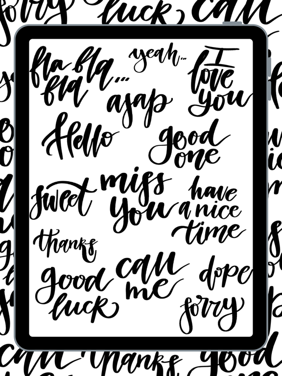 Screenshot #4 pour Calligraphy style