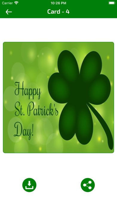 St. Patricks Wishes & Cards Screenshot