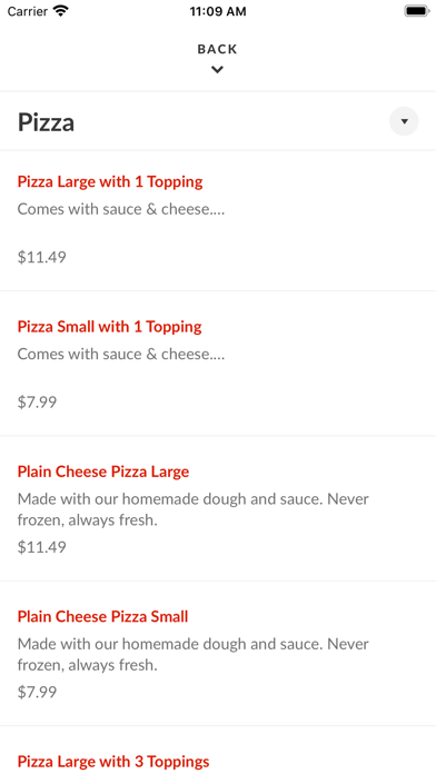 Dennisport House of Pizza Screenshot