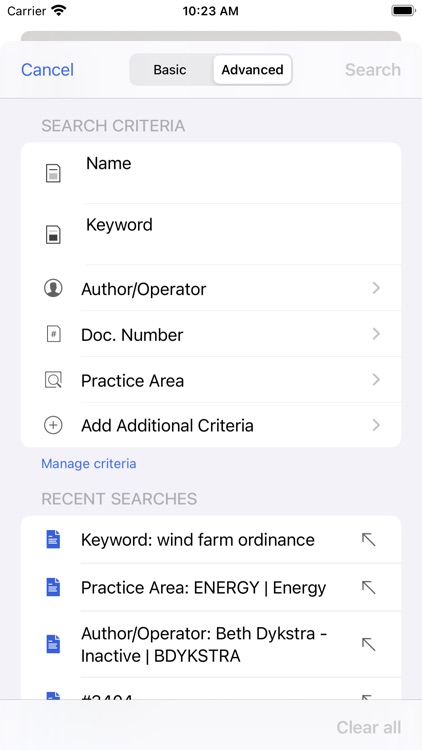 iManage Work 10 For BlackBerry screenshot-5